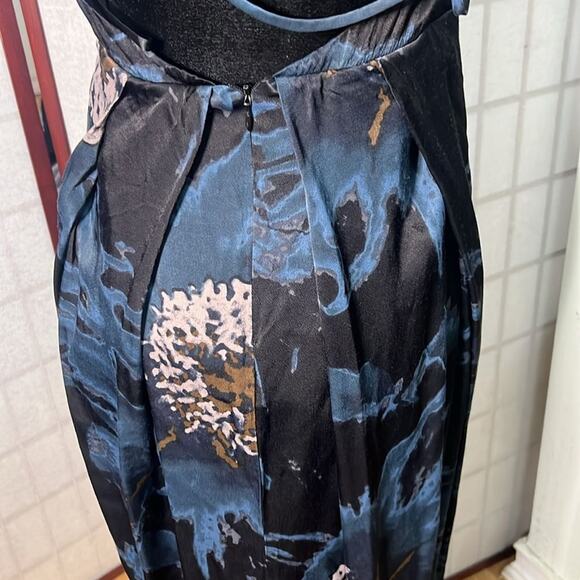 ANTHROPOLOGIE FREE PEOPLE FLORAL WRAP SPAGHETTI STRAPS DRESS SIZE 10 - Picture 4 of 8